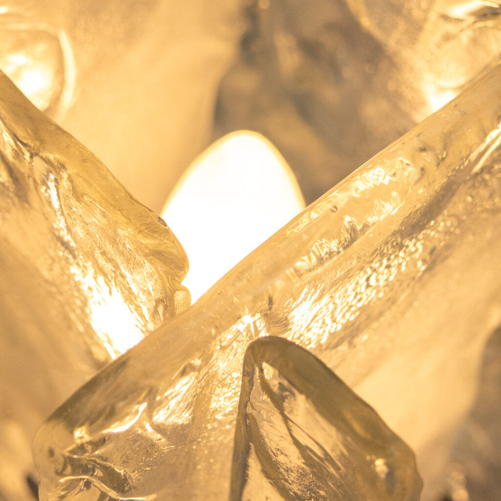 LT 361 table lamp by Carlo Nason for Mazzega 1970s