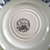 6 Assiettes à dessert Staffordshire