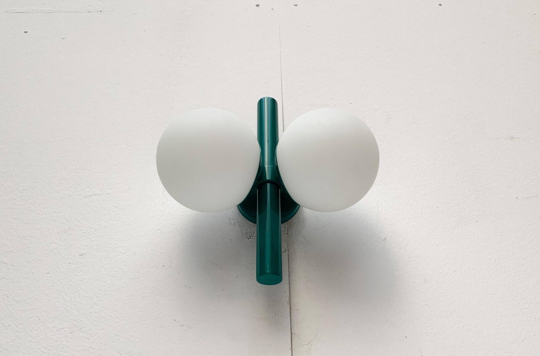 Mid-century German space age wall lamp by Kaiser Idell / Kaiser Leuchten.