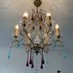 Italian chandelier of the 60s in De Murano glass