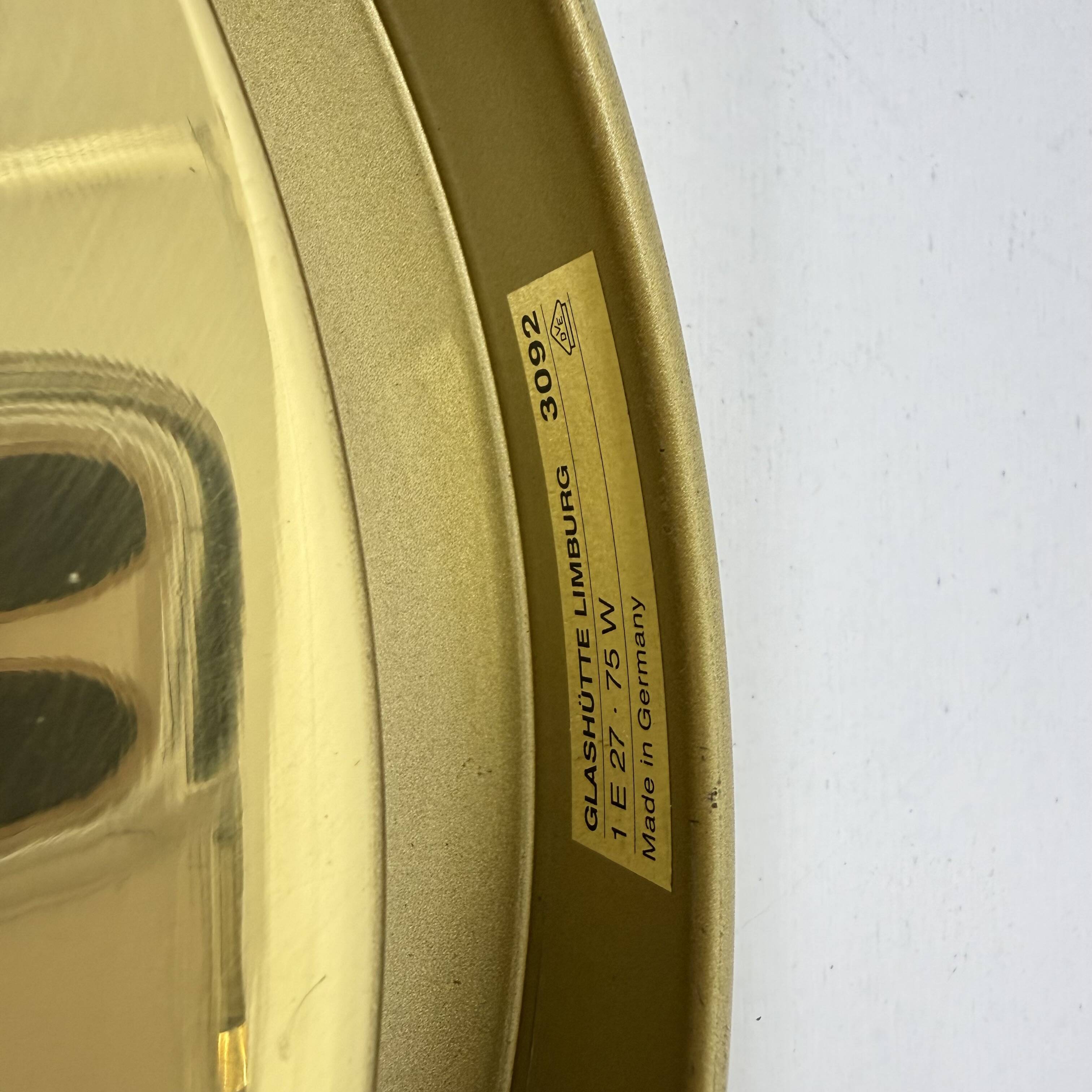 Limburg Glashütte ceiling lamp , 1970s