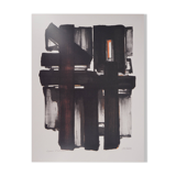 Pierre SOULAGES: Lithograph no. 2, 1957 - Original signed poster
