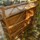 Rattan chest of drawers 4 drawers