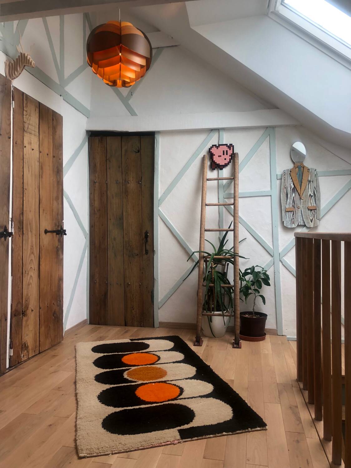 Space age vintage rug