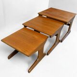Portwood nesting table from Stockport in teak - vintage 1960s 1970s
