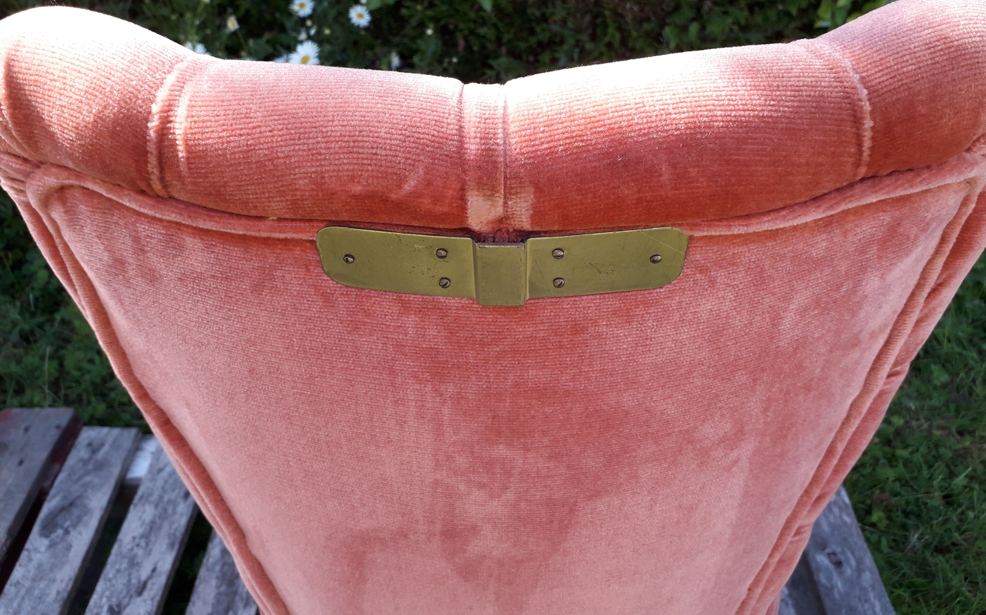 Pink veloures warmer years 70