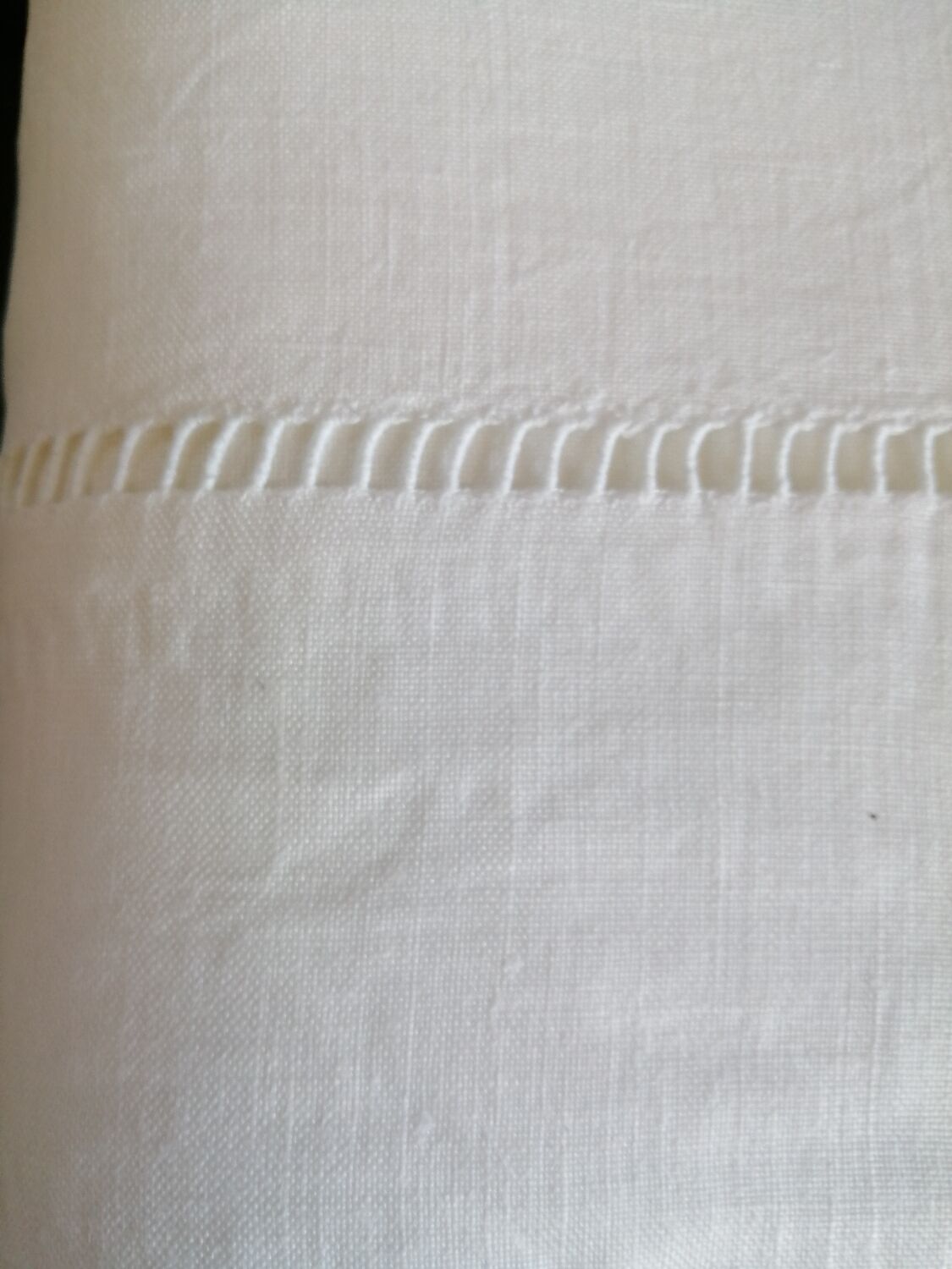 Openwork linen sheet
