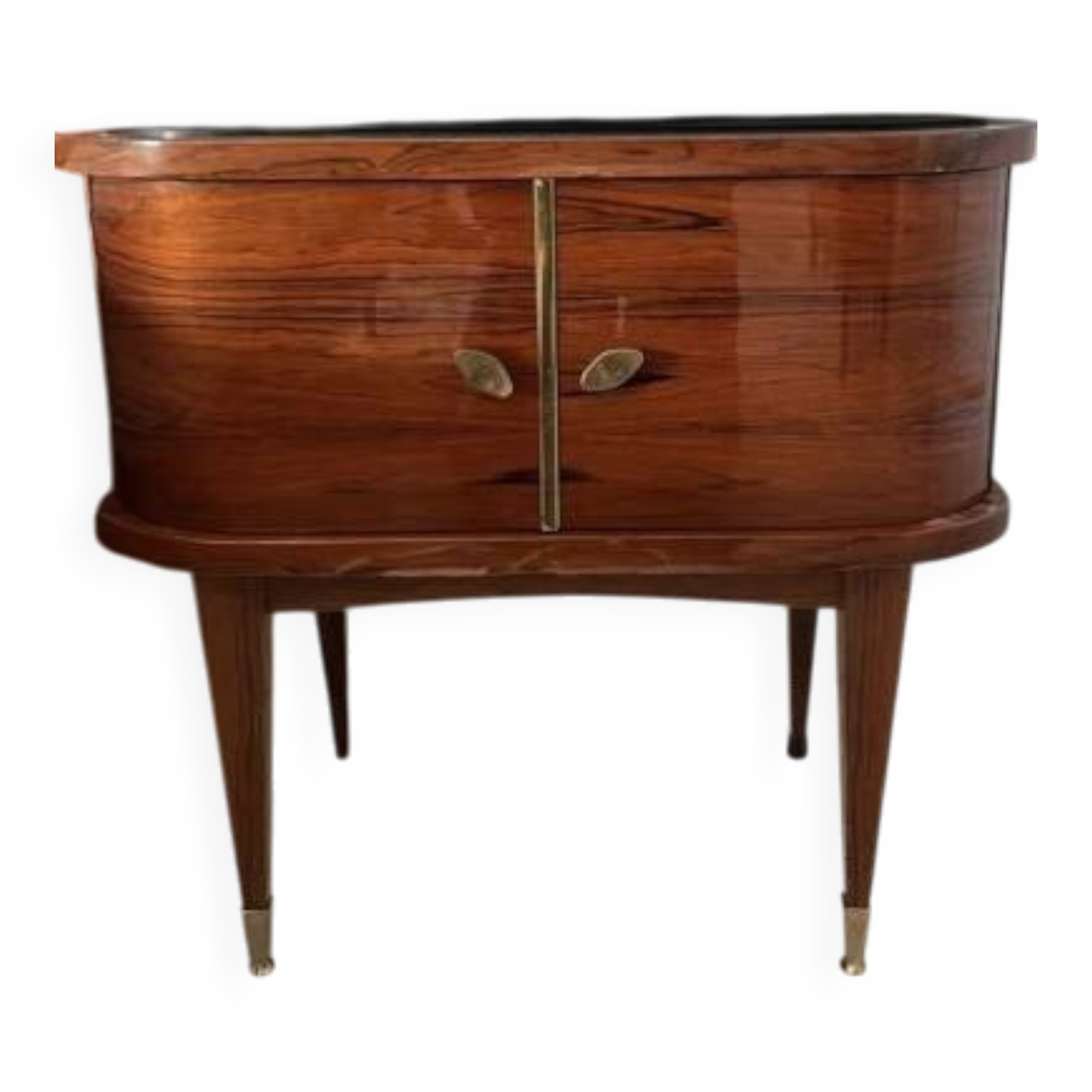 Wooden bedside table