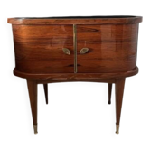 Wooden bedside table