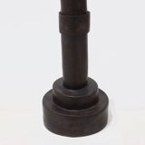 Signed Studio Pottery Brutalist Stoneware Cylindrical Object 1960s