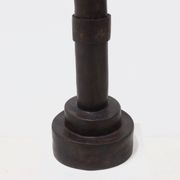 Objet cylindrique en grès brutaliste signé Studio Pottery années 1960