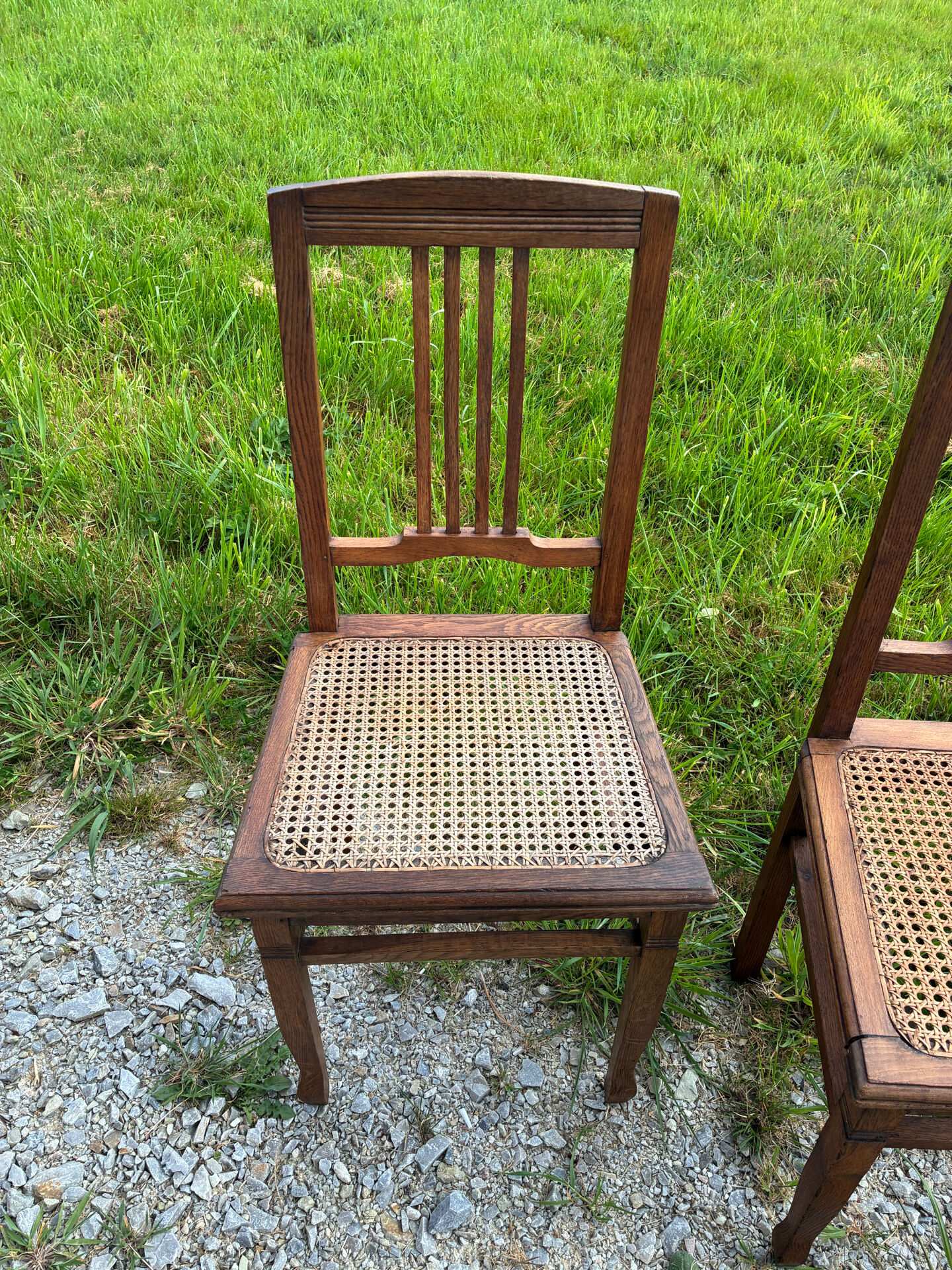 Art Nouveau chair pair