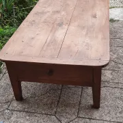 Low farmhouse table