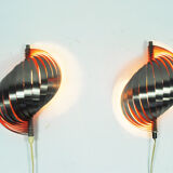 Pair of Mathieu wall lights