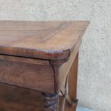 Nineteenth century walnut console