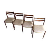 4 scandinavian style chairs
