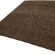 Tapis tribal unique noué à la main en laine brune 244 cm x 309 cm