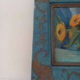 Tableau de fleurs ancien