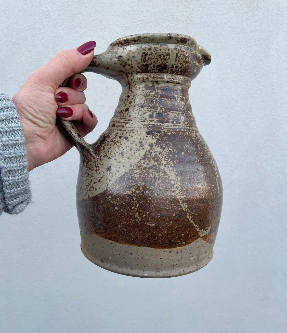 Stoneware pitcher by Pierre Digan