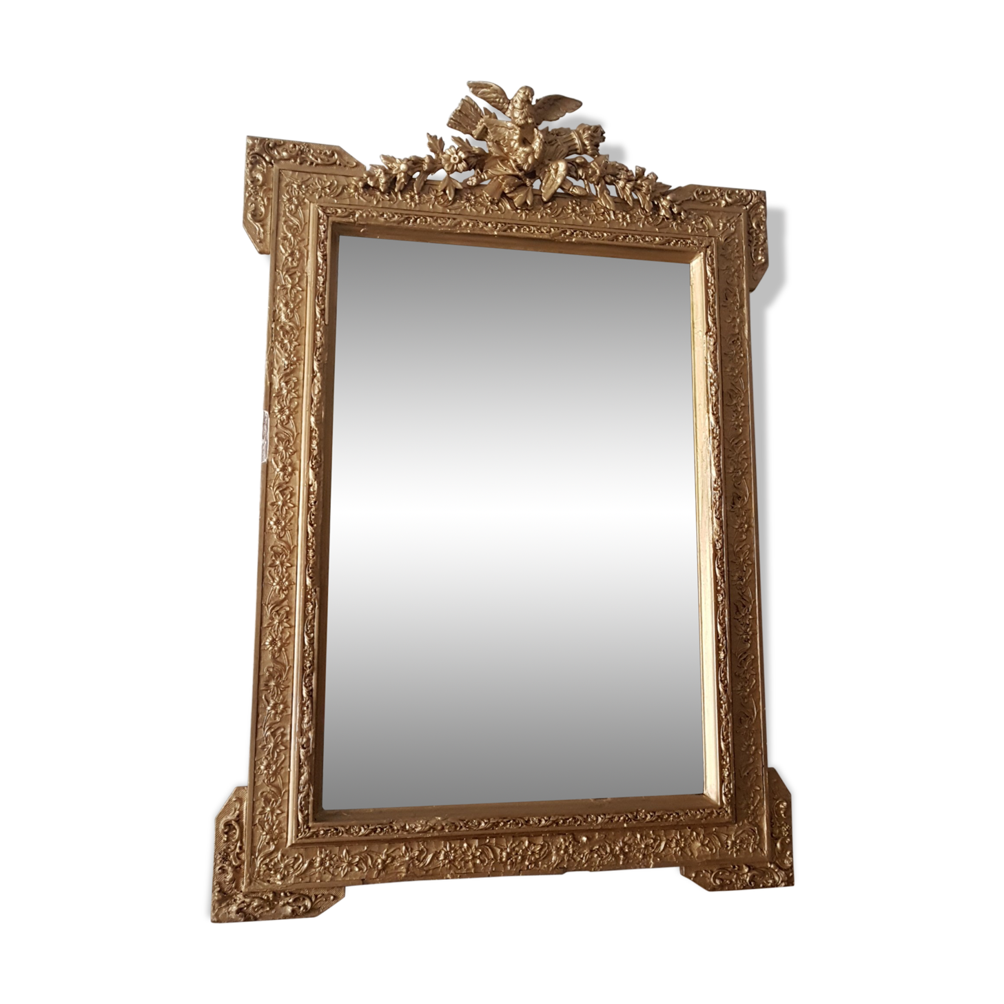 Old golden mirror 75x109cm