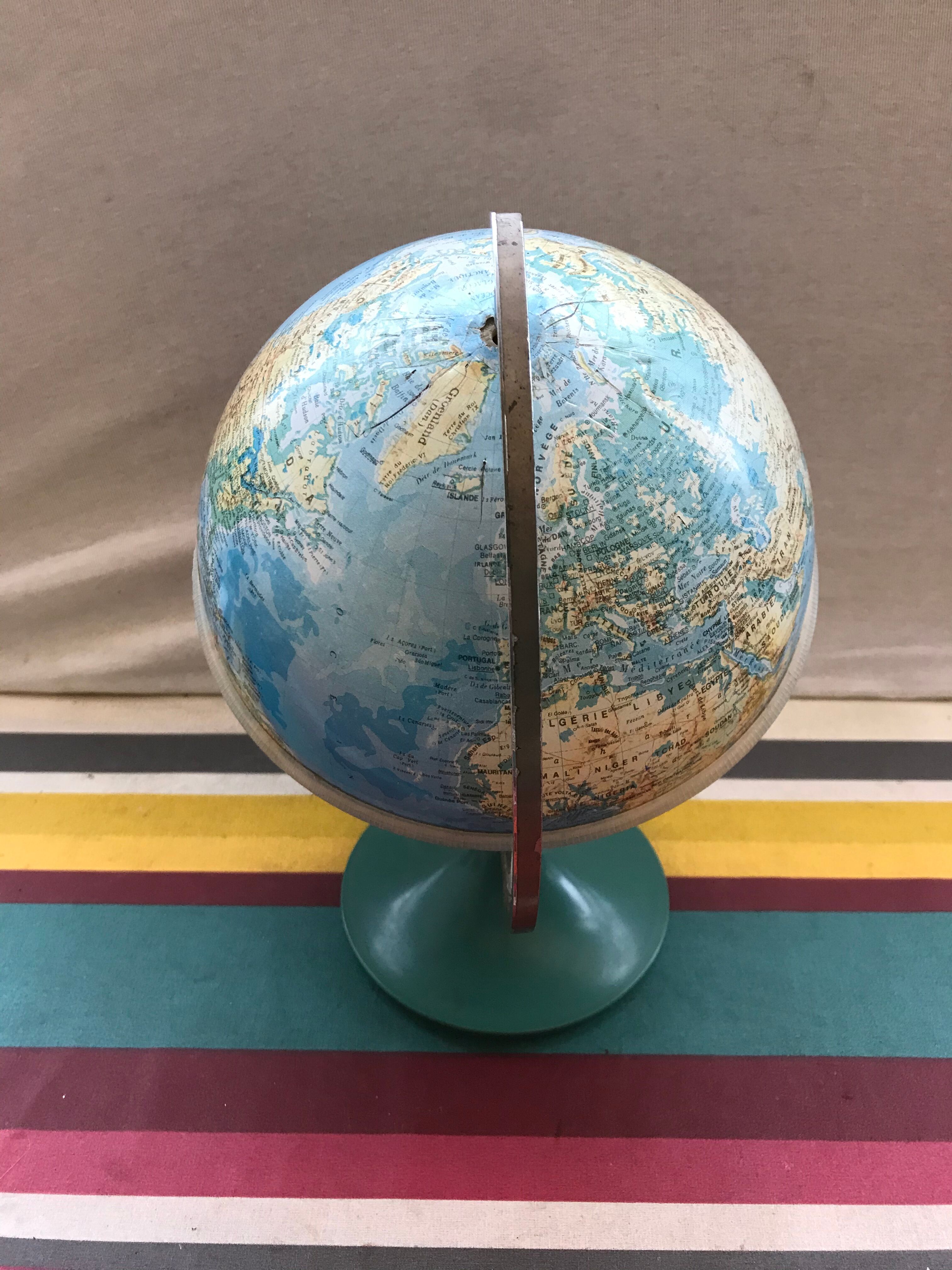 Former earth globe