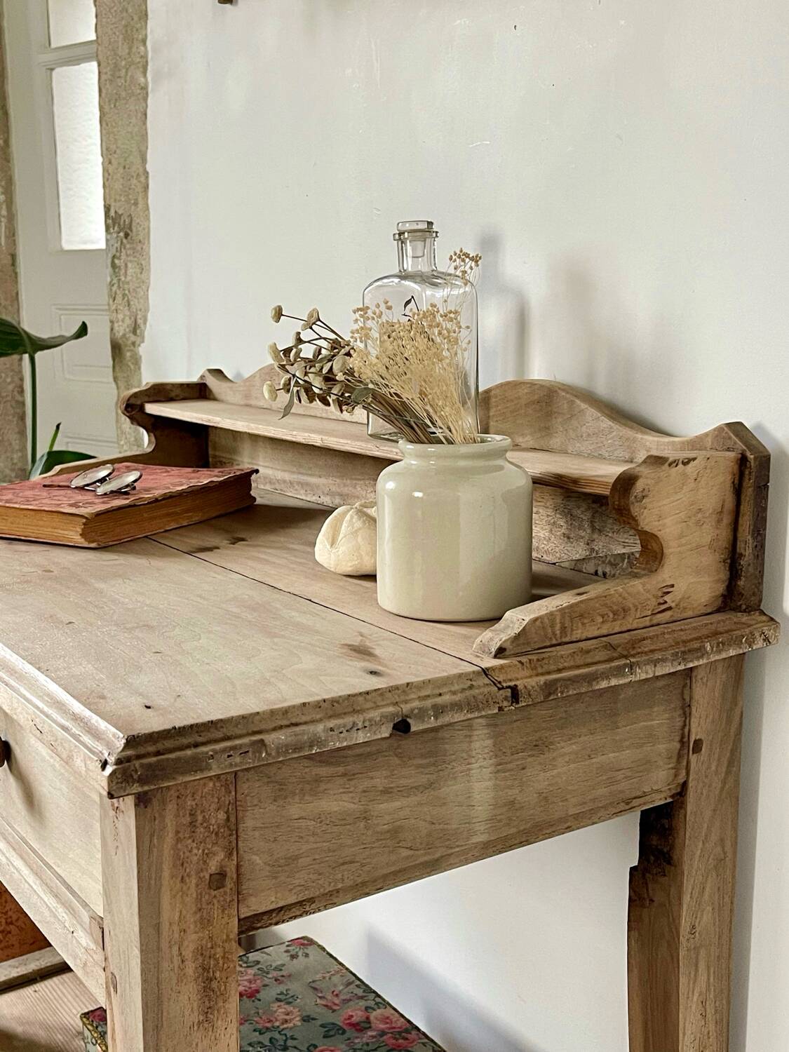 Walnut dressing table