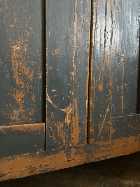 Old wooden cabinet 2 doors