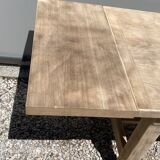Stripped farmhouse table extensions to 255 cm