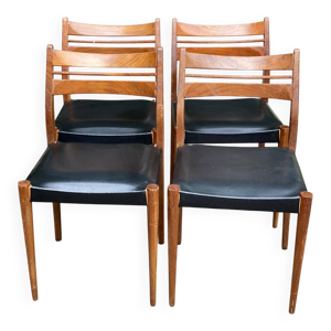 4 chaises à manger style - 60s
