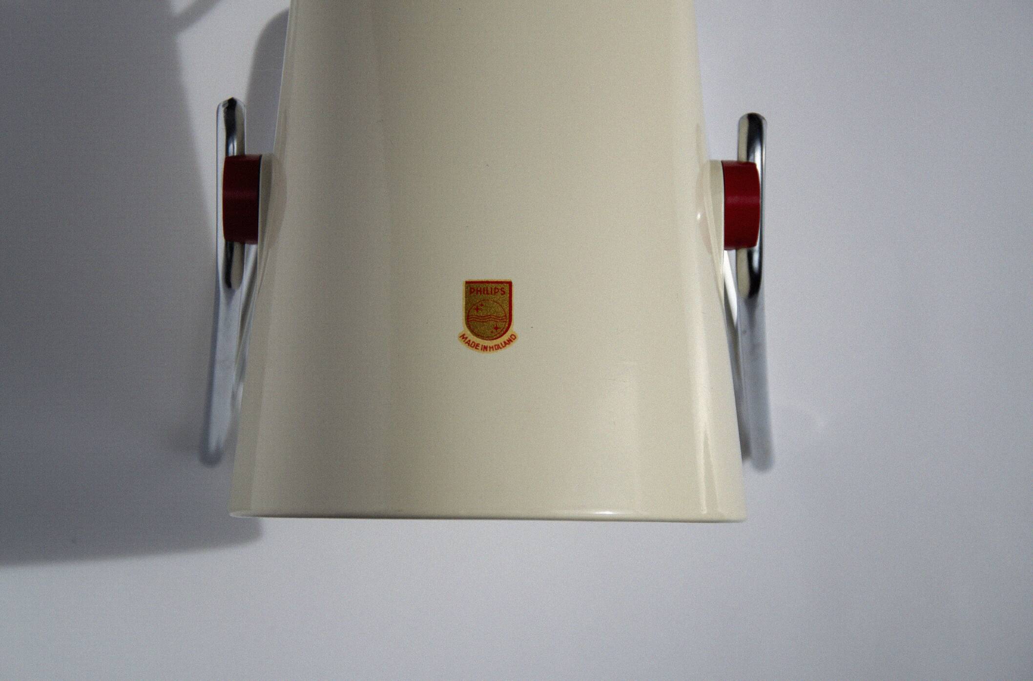 Infrared lamp Infraphil designed by Charlotte Perriand for Philips.