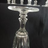 8 antique champagne flutes