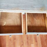 Old patinated farmhouse table