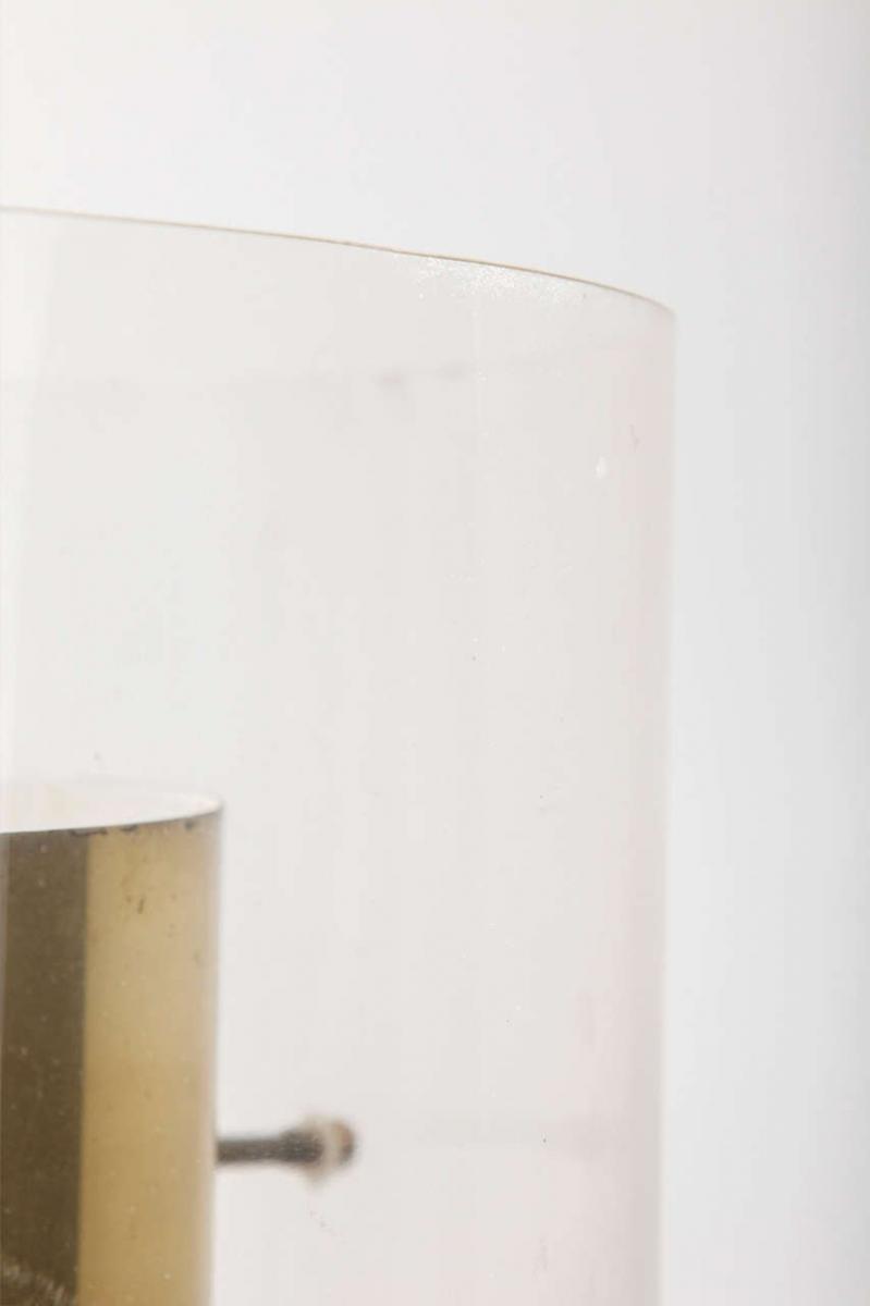 In wood and lucite France 1970 s desk lamp