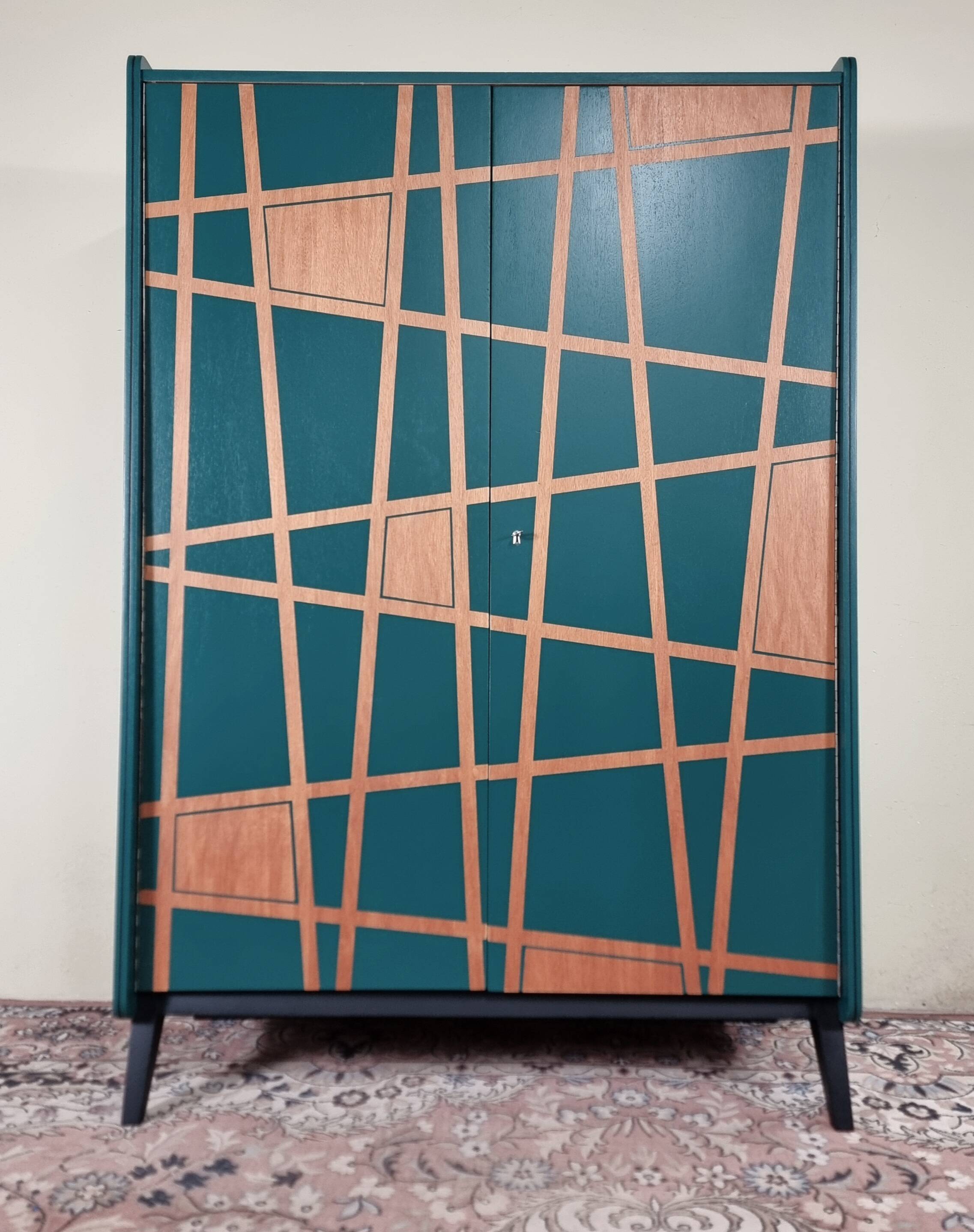 Vintage Wardrobe in Ash by Tatra Nabytok, 1960s