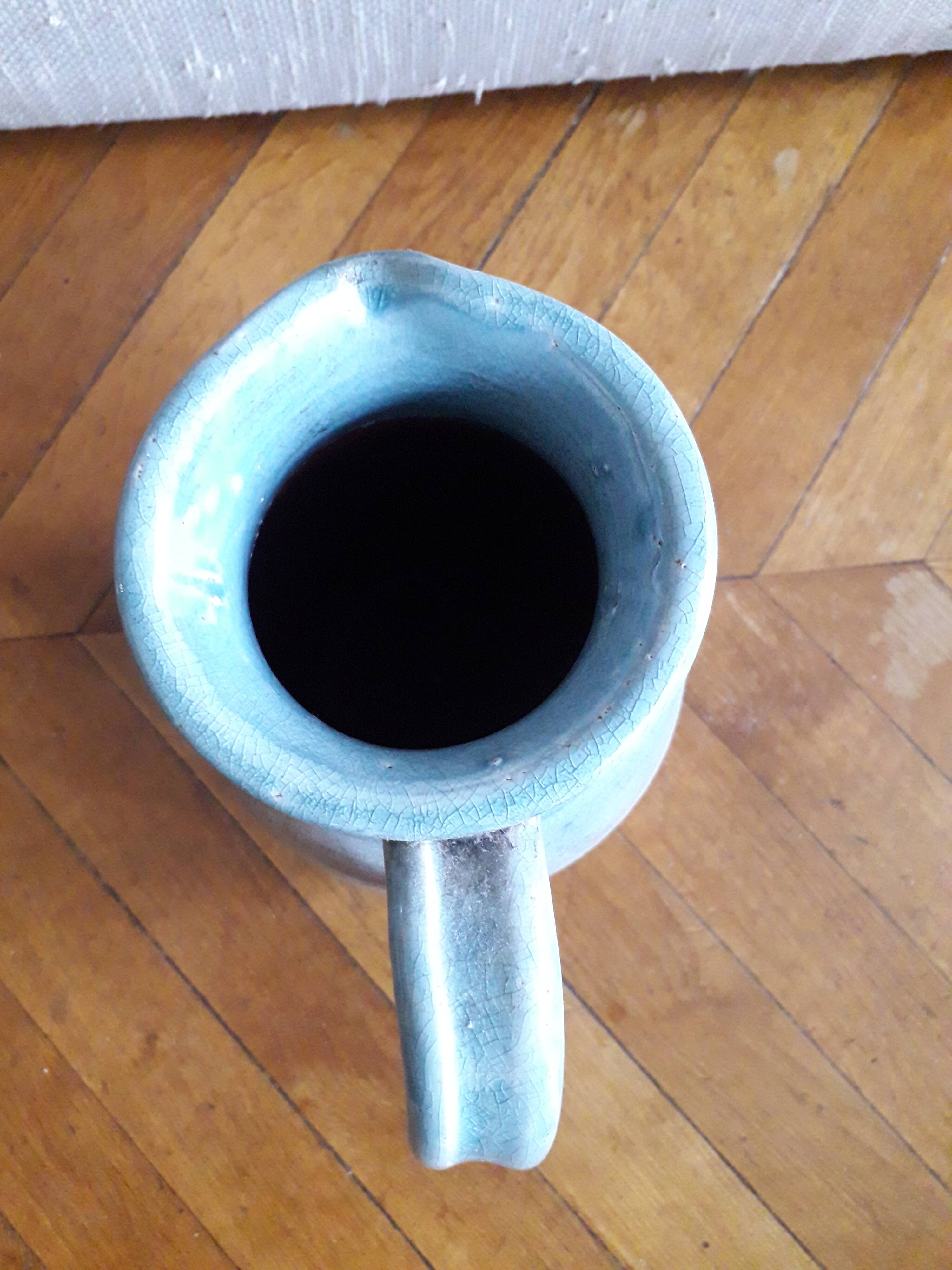 Large ceramic vase in the shape of a jug