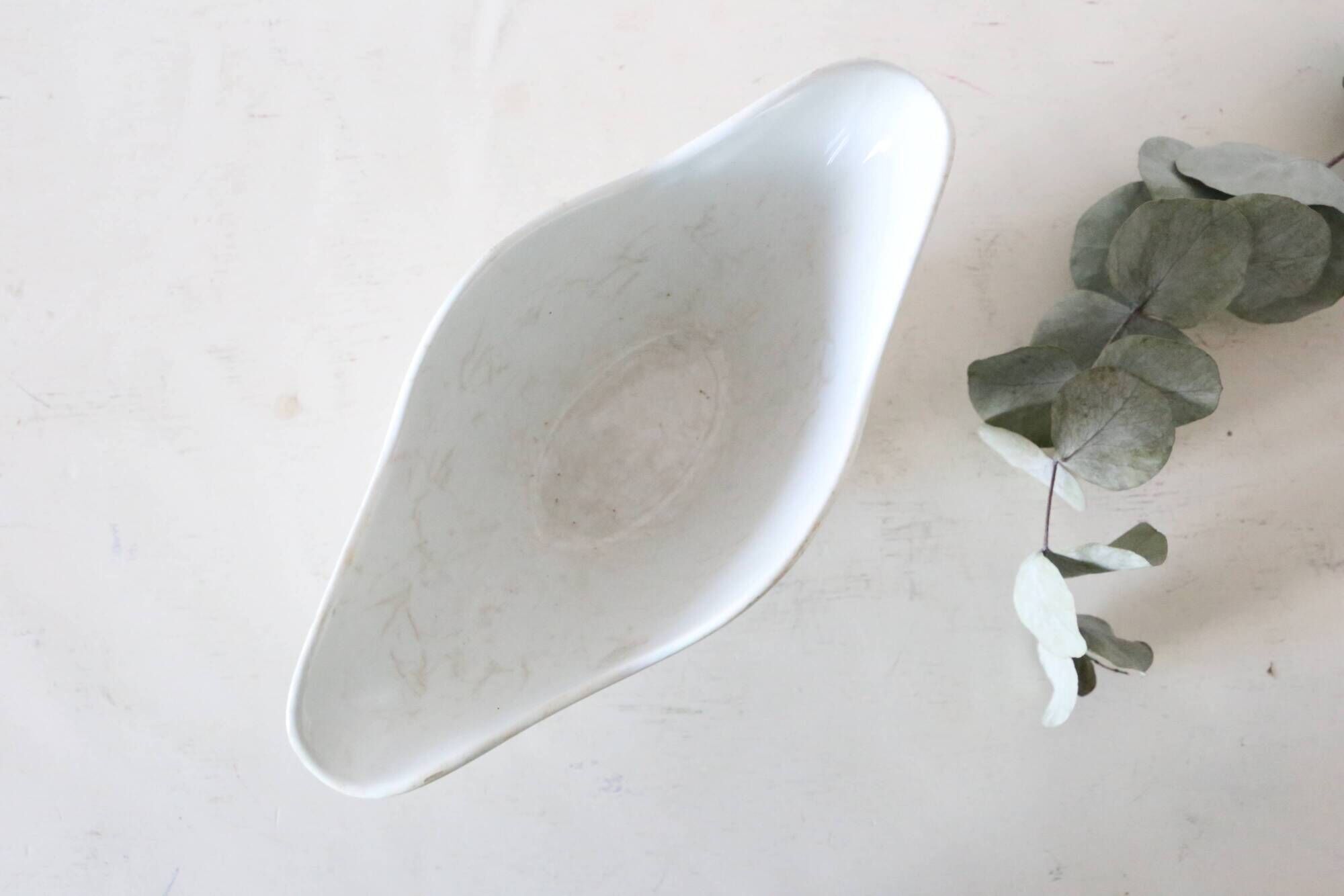 Gravy boat Terre de Fer from the French manufacture Saint Amand, vintage