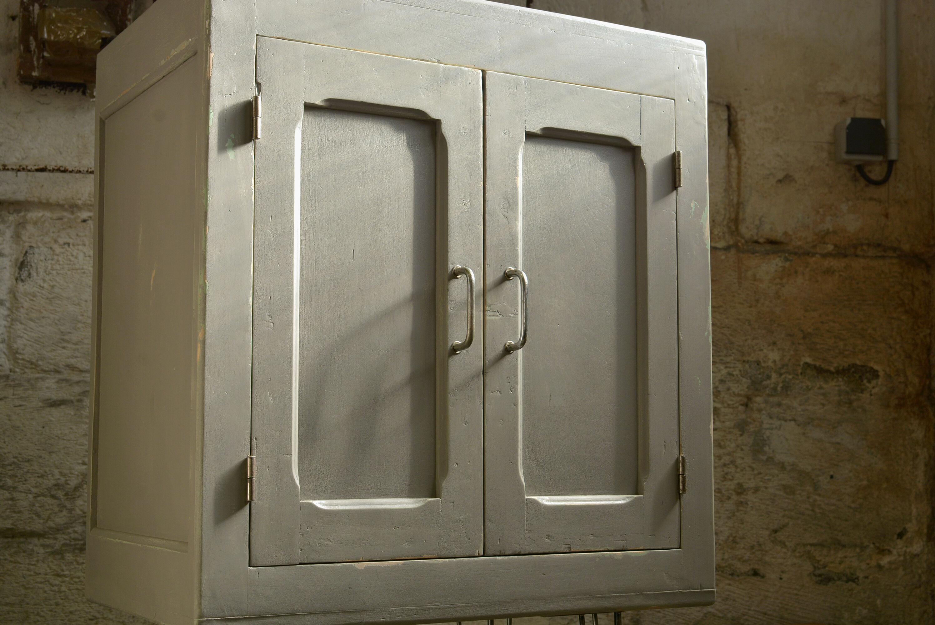 Vintage storage furniture on feet