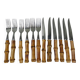 Exclusive 60s steak cutlery set, made in Italy –