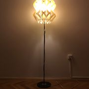 Mid century white floor lamp - 1960