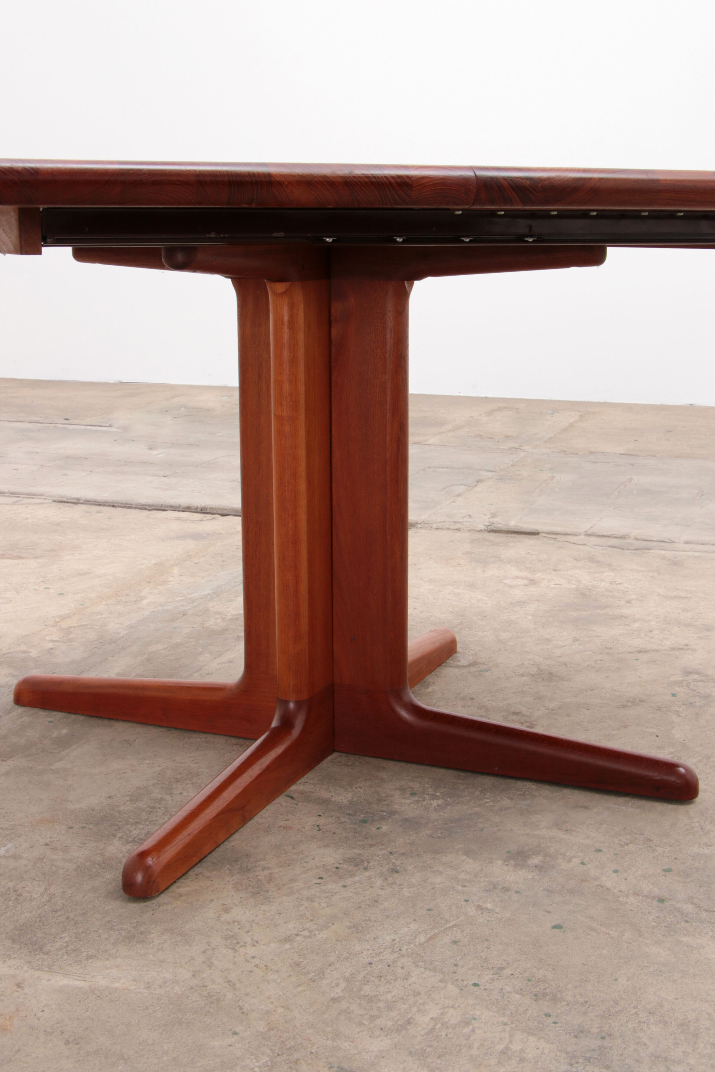 Danish set of 4 Kai Kristansen chairs and a table from Korup, 1960 Denmark.