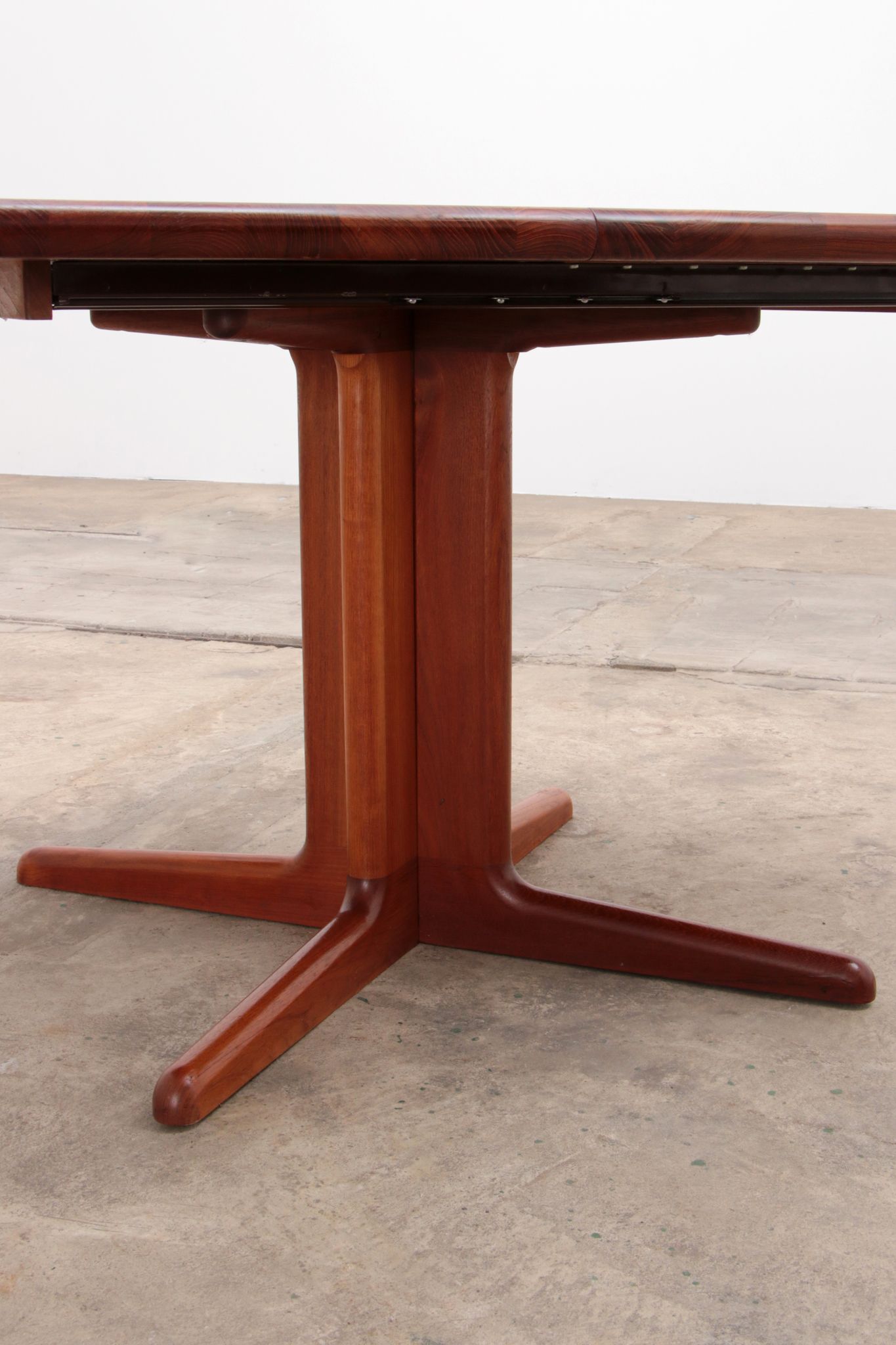 Danish set of 4 Kai Kristansen chairs and a table from Korup, 1960 Denmark.