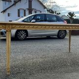Venetian table in Louis XVI style in lacquered wood circa 1880