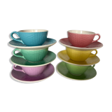 Series of 6 cups Digoin