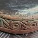Vintage terracotta saucer