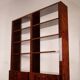 Parchment bookcase by Aldo Tura for Tura Milano 1960