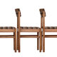 6 chaises Baumann vintage 1960
