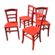 Lot de 4 chaises bistrot