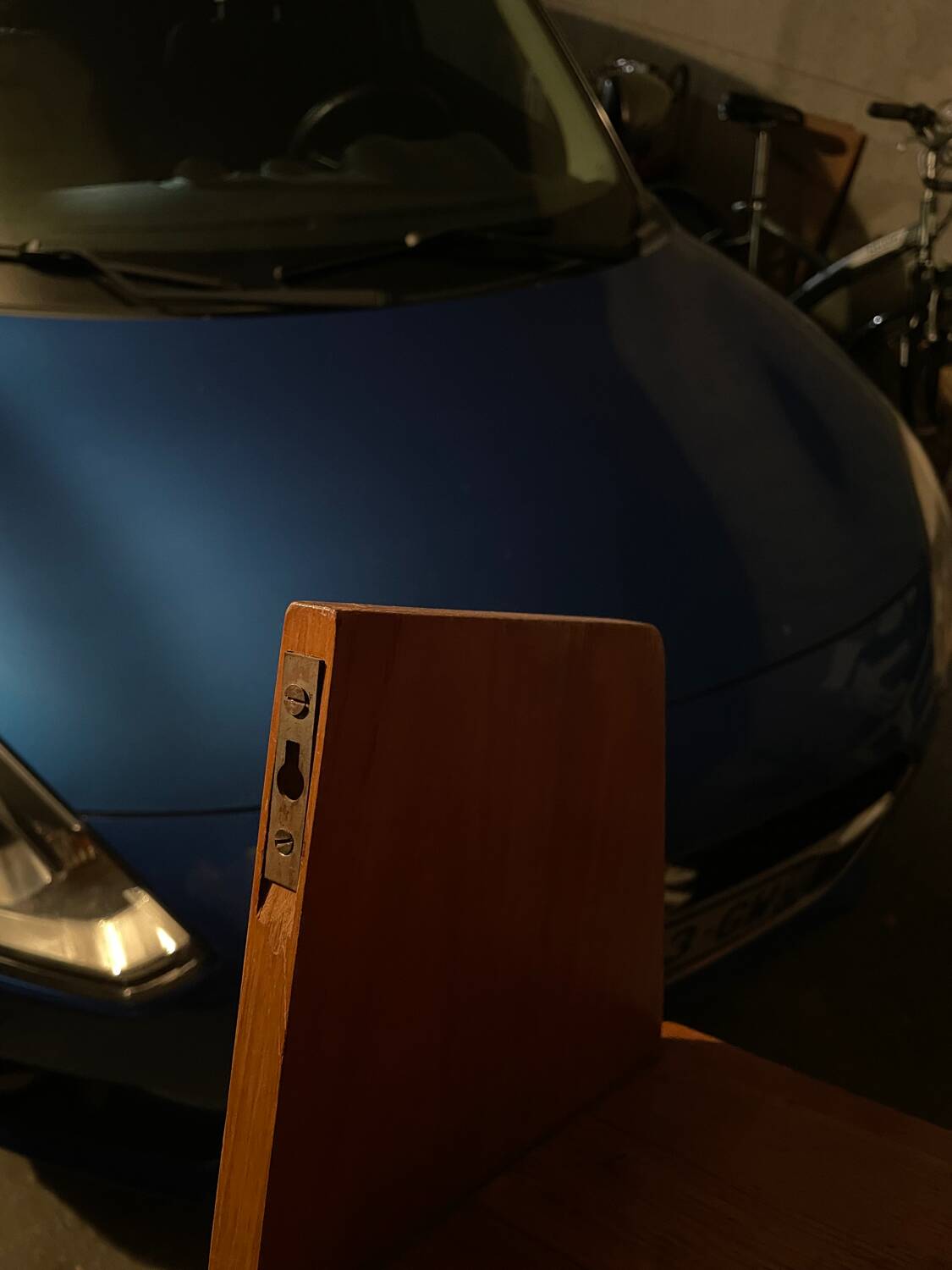 Set of 5 oak wall shelves Marcel Gascoin 50s reconstruction