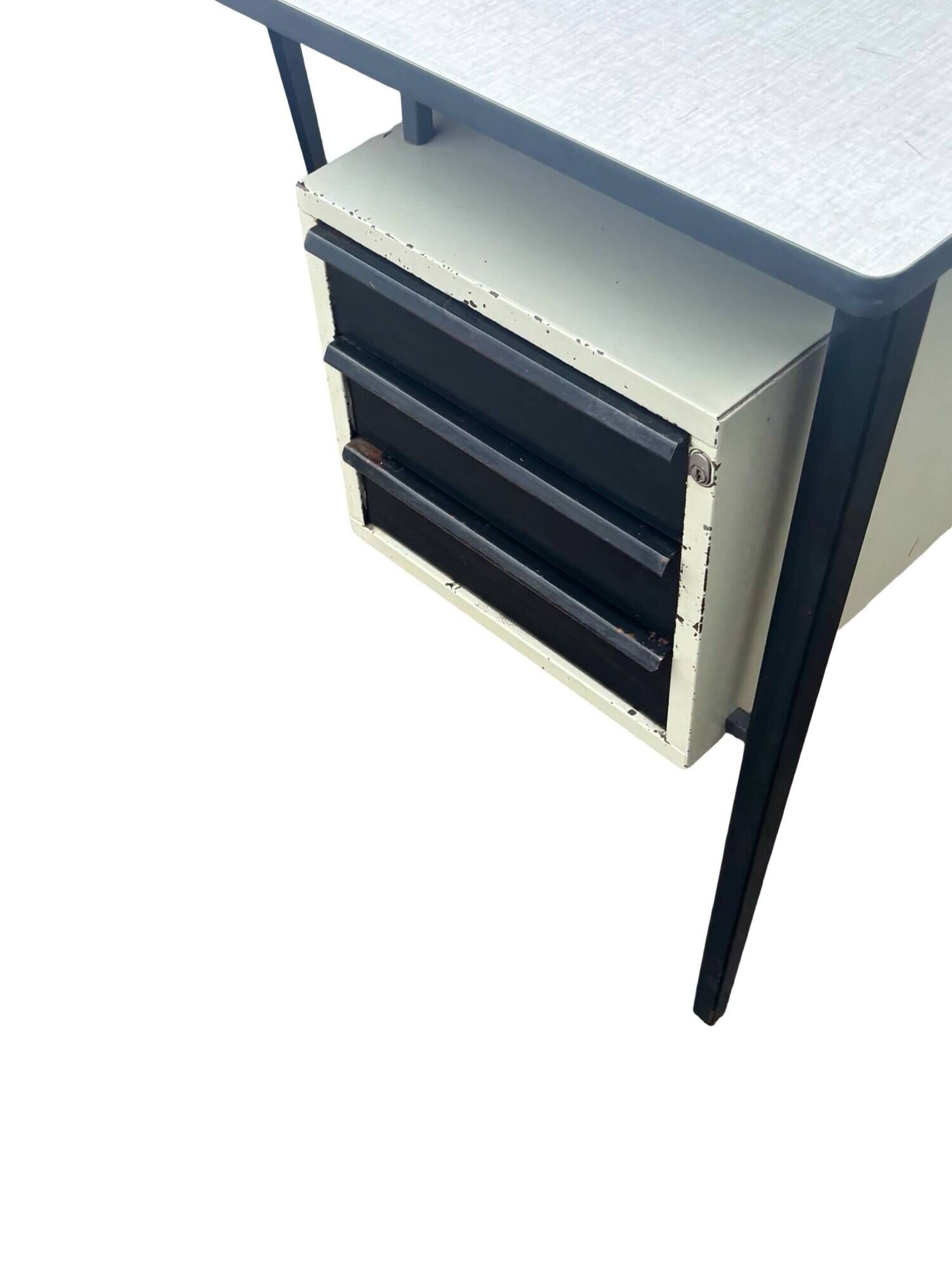 Vintage Marko Desk – 1960s Design School Desk Industrial