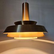 Rare Midcentury Pendant in style of Jo Hammerborg, Denmark, 1970s